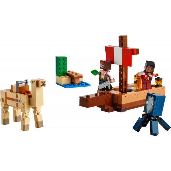 Фото - Конструктор LEGO Minecraft® Подорож на піратському кораблі (21259)