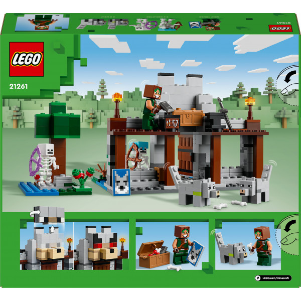 Фото - Конструктор LEGO Minecraft® Вовк із Цитаделі (21261)