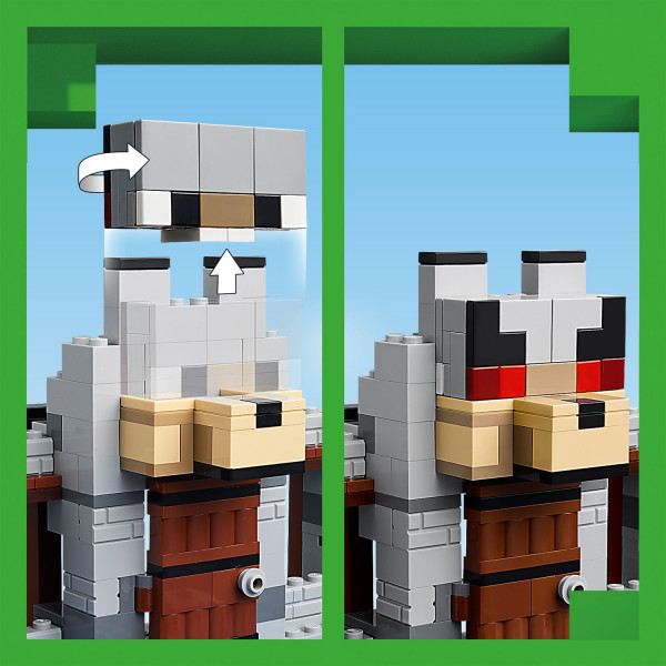 Фото - Конструктор LEGO Minecraft® Вовк із Цитаделі (21261)