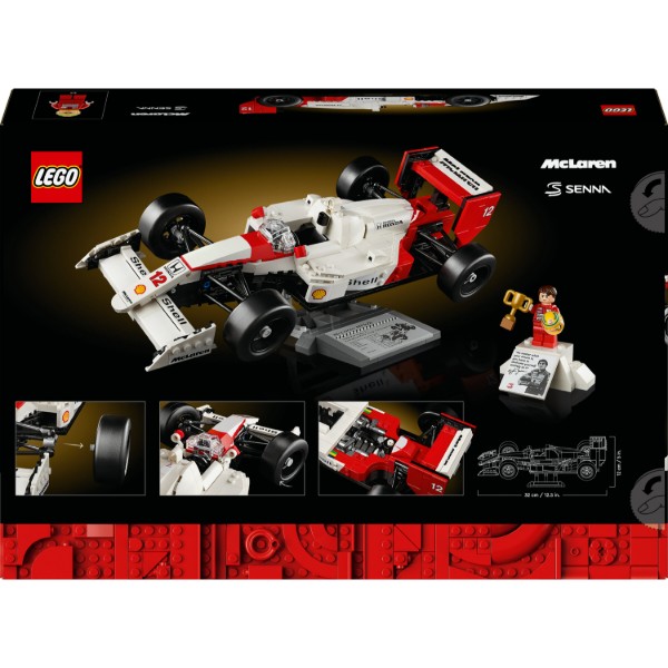 Фото - Конструктор LEGO ICONS McLaren MP4/4 и Айртон Сенна (10330)