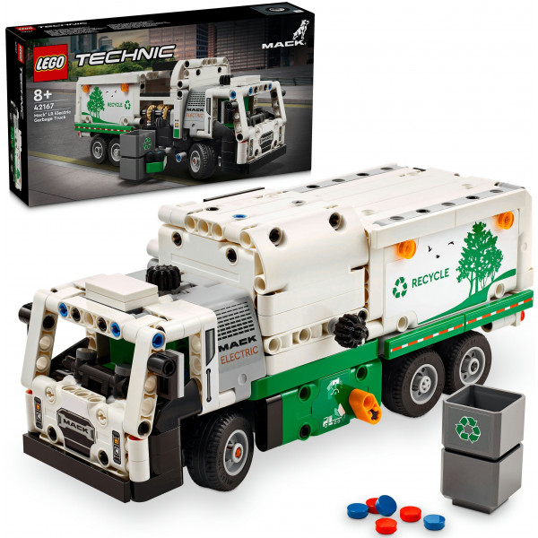 Фото - Конструктор LEGO Technic Сміттєвоз Mack® LR Electric (42167) Фото - Конструктор LEGO Technic Сміттєвоз Mack® LR Electric (42167)