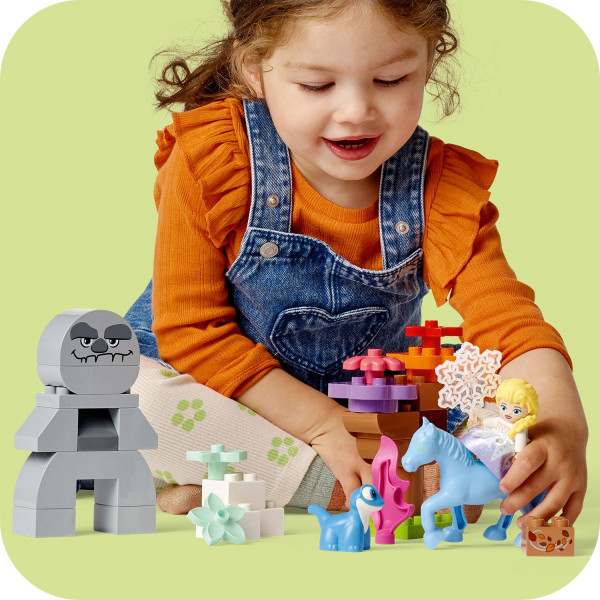 Фото - Конструктор LEGO DUPLO DISNEY TM Ельза й Бруні в Зачарованому лісі (10418)