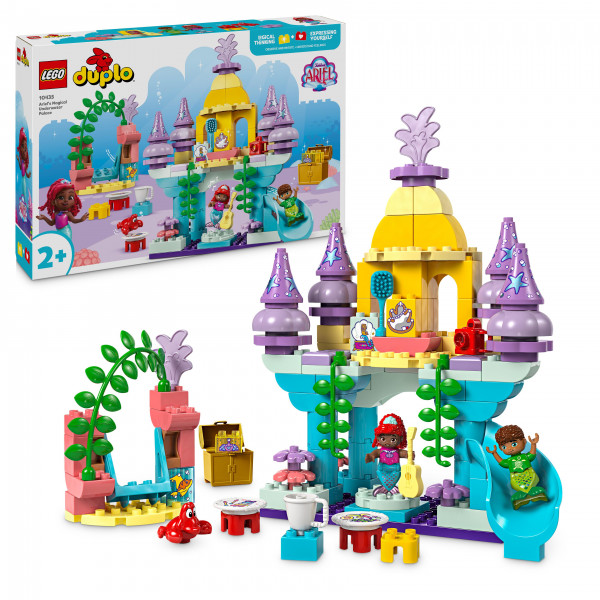 Фото - Конструктор LEGO DUPLO® | Disney Чарівний підводний палац Аріель (10435)