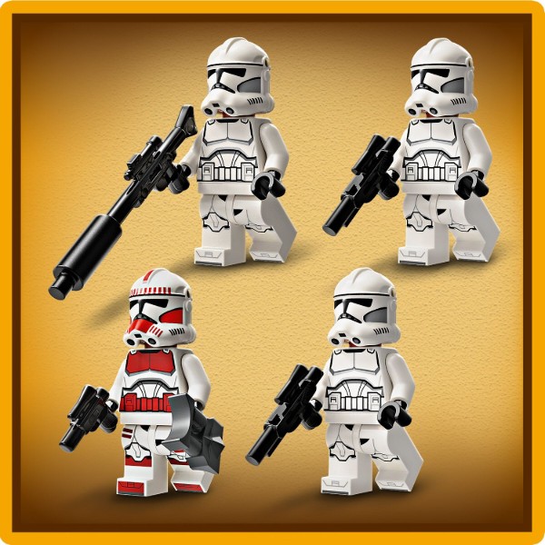 Фото - Конструктор LEGO Star Wars Клоны-пехотинцы и Боевой дроид. Боевой набор (75372)