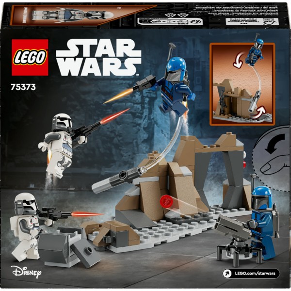 Фото - Конструктор LEGO Star Wars™ Бойовий комплект «Засідка на Мандалорі» (75373)