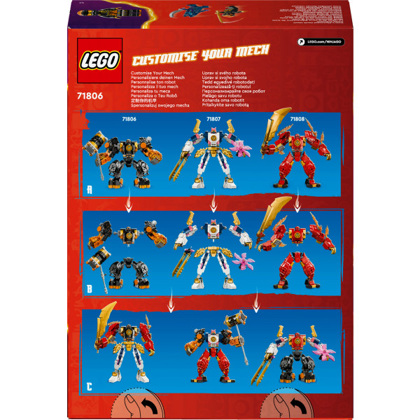 Фото - Конструктор LEGO NINJAGO Робот земної стихії Коула (71806)