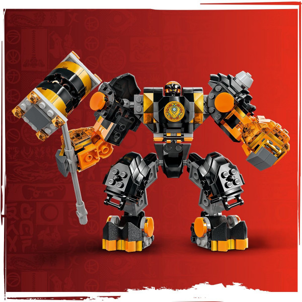 Фото - Конструктор LEGO NINJAGO Робот земної стихії Коула (71806)
