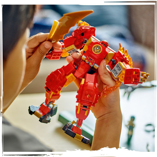 Фото - Конструктор LEGO NINJAGO Робот огненной стихии Кая (71808)