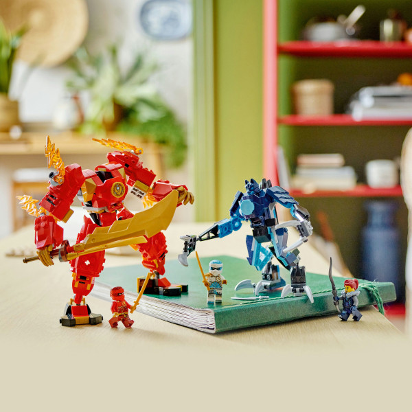 Фото - Конструктор LEGO NINJAGO Робот огненной стихии Кая (71808)