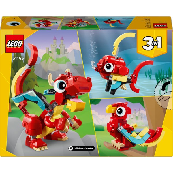 Фото - Конструктор LEGO Creator Красный Дракон (31145)