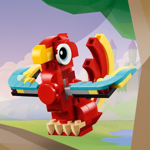 Фото - Конструктор LEGO Creator Красный Дракон (31145)