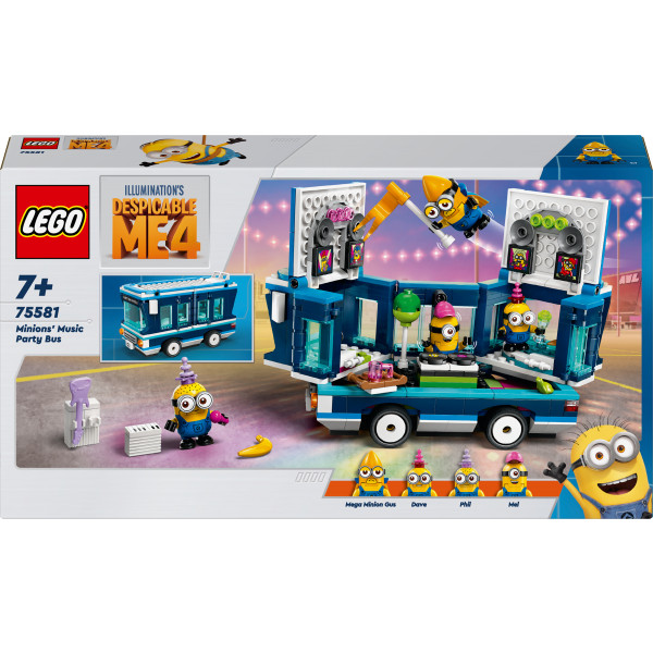Фото - Конструктор LEGO Despicable Me Музыкальный автобус для вечеринок Миньонов (75581)
