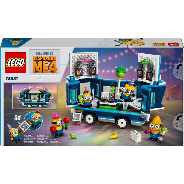 Фото - Конструктор LEGO Despicable Me Музыкальный автобус для вечеринок Миньонов (75581)