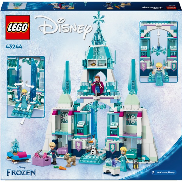 Фото - Конструктор LEGO │ Disney Princess Крижаний палац Ельзи (43244)