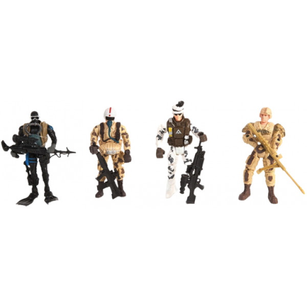 Фото - Ігрова фігурка солдатики Chap Mei "Солдати" SQUAD PATROL (545306)