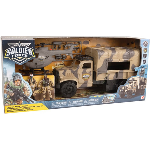 Фото - Ігрова фігурка солдатики Chap Mei "Солдати" TROOPER TRUCK (545108)