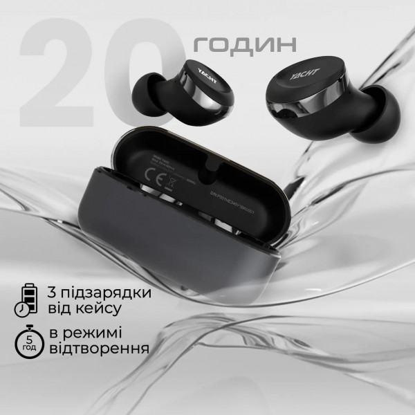 Фото - Навушники вкладиші бездротові TWS HiFuture yacht.blackgold
