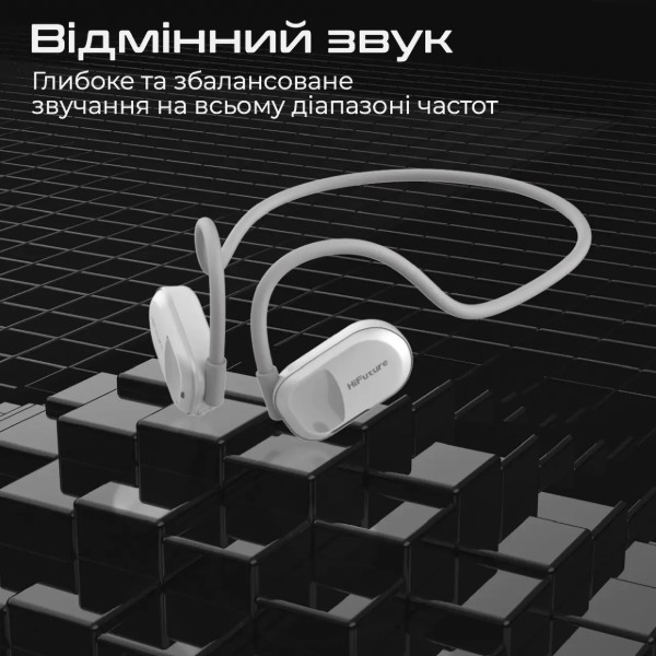 Фото - Навушники накладні бездротові HiFuture futuremate.greywhite