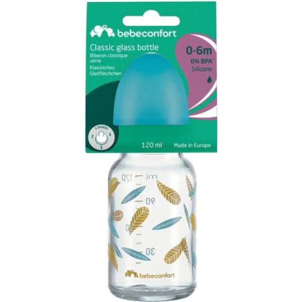 Фото - Пляшка для годування Bebe Confort 120ml S.1 з силіконовою пустушкою Little Buddies Фото - Пляшка для годування Bebe Confort 120ml S.1 з силіконовою пустушкою Little Buddies
