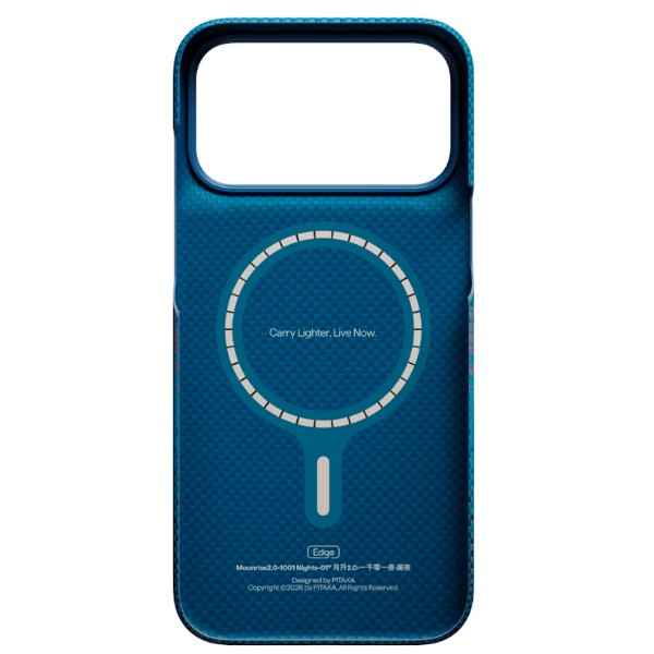 Фото - Чохол для смартфону Pitaka Edge Ultra-Slim Case Nights-Midnight-01 for iPhone 18 Pro/17 Pro (KI1803P)