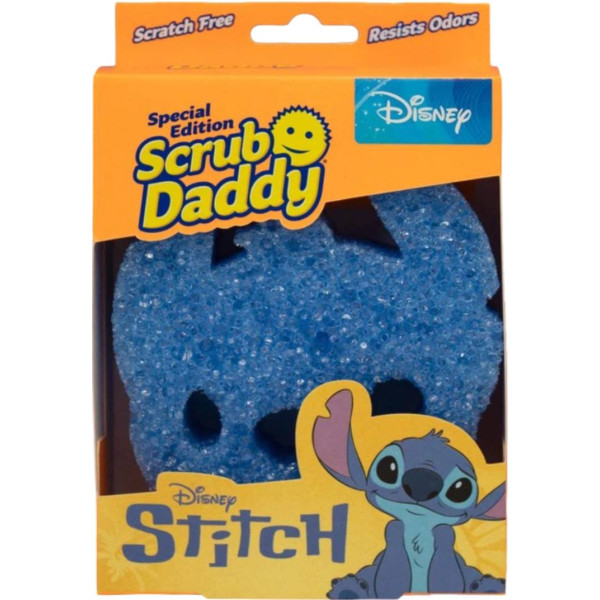 Фото - Губка для мытья посуды поролоновая Scrub Daddy Disney Stitch (5060481025683)