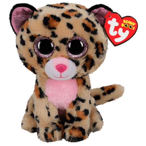 Фото - Мягкая игрушка глазастик TY Beanie Boos Леопард "LIVVIE" 25 см (36490)