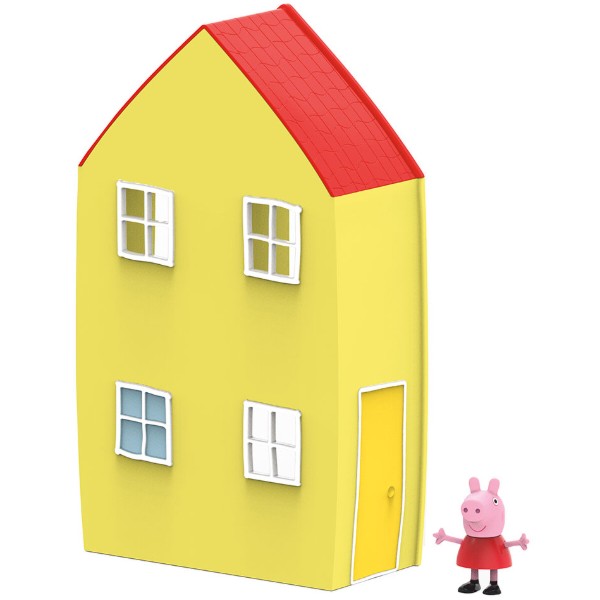 Фото - Коллекционные фигурки набор Hasbro Peppa Дом Пеппы (домик с мебелью, фигурка Пеппы) (F2167)