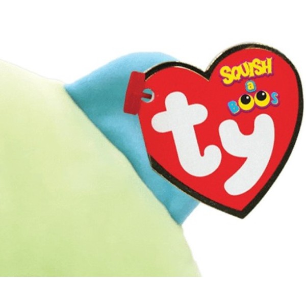 Фото - М'яка іграшка TY SQUISH-A-BOOS Зелений ведмедик "CLOVER" 20 см (39227)