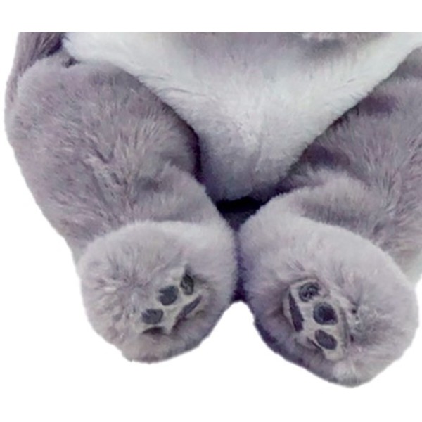 Фото - М'яка іграшка глазастик TY BEANIE BELLIES Сірий пес "WILFRED" (40596)