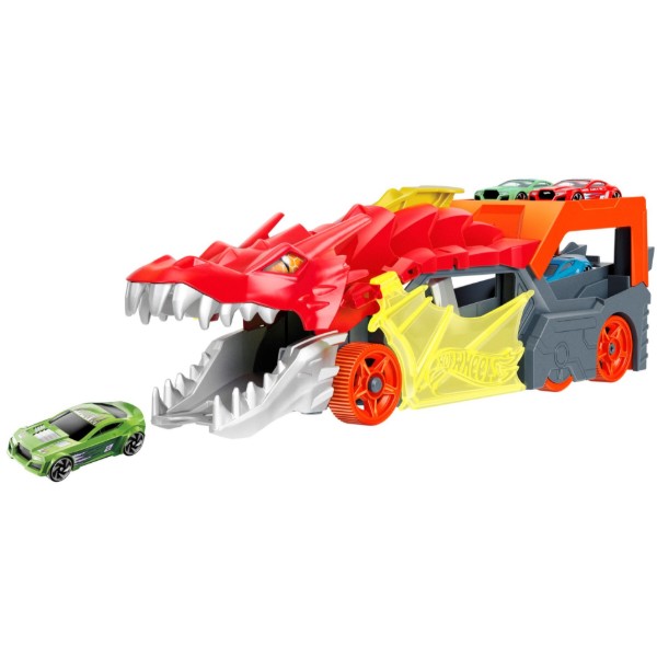 Фото - Далекобійники Hot Wheels Вантажівка-транспортер "Паща дракона"(GTK42)