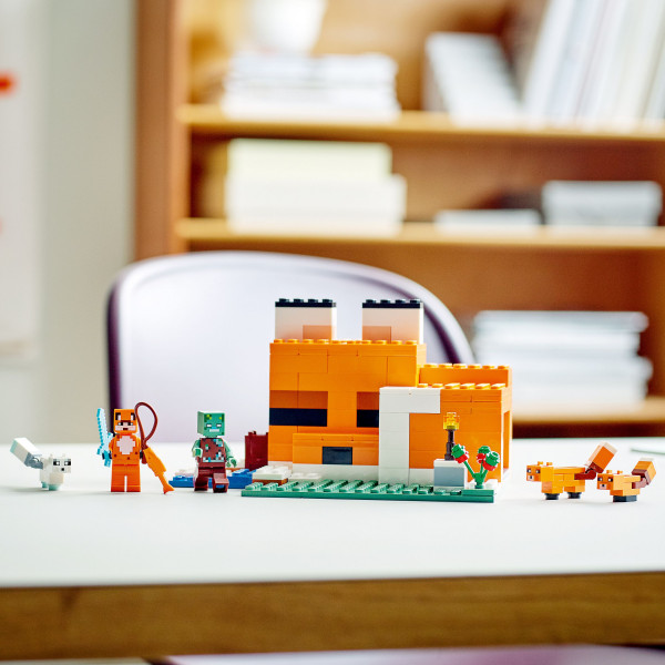 Фото - Конструктор LEGO Minecraft Нора лисиці (21178)