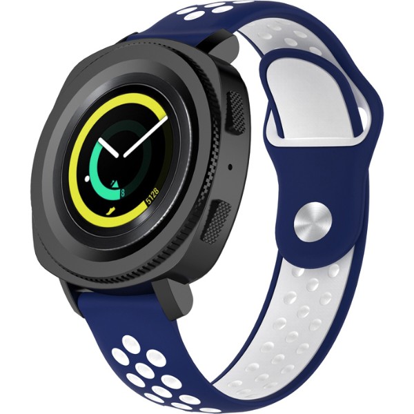 Фото - Ремешок для смарт-часов BeCover Nike Style for Amazfit Stratos 1/2/2S/3/GTR 2/GTR 47mm/GTR Lite 47mm/Nexo/Pace Blue-White (705815)