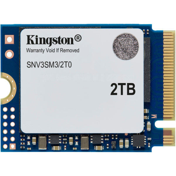 Фото - SSD-накопичувач внутрішній Kingston NV3 2000GB M.2 2230 PCIe 4.0 x4 NVMe (SNV3SM3/2T0) Фото - SSD-накопичувач внутрішній Kingston NV3 2000GB M.2 2230 PCIe 4.0 x4 NVMe (SNV3SM3/2T0)
