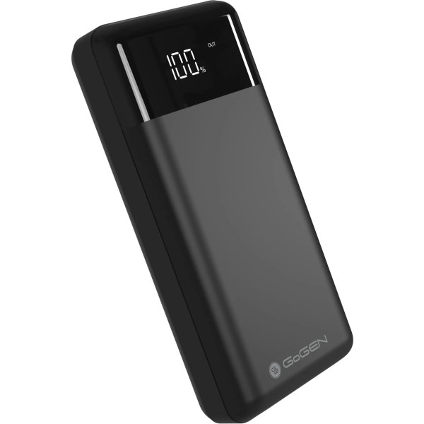 Фото - Батарея мобильная Gogen Powerbank 30000 mAh PD 20W (GOGPB300001B)