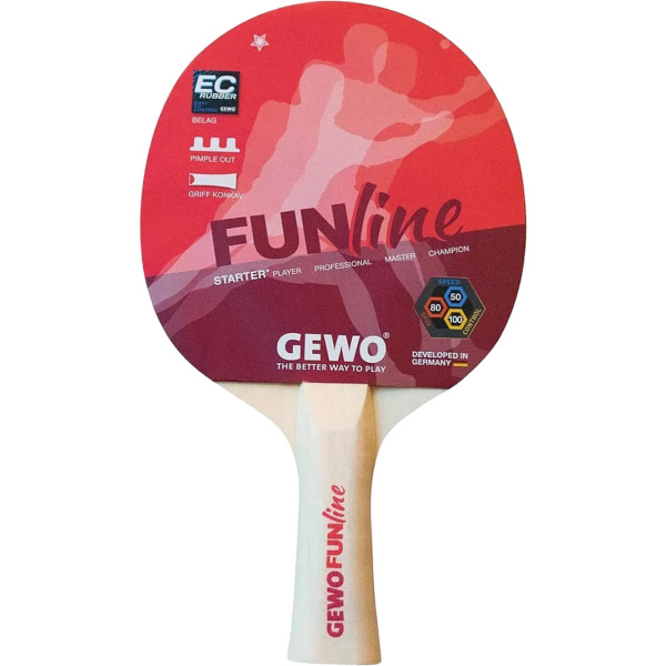 Фото - Ракетка для настільного тенісу Gewo Bat Fun-Starter FL (96990000)