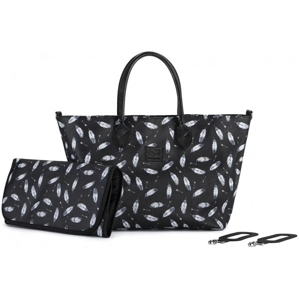 Фото - Коляска универсальная 2 в 1 Kinderkraft Prime Black + MommyBag (KKWPRIMBKMB200)