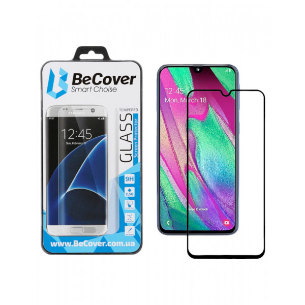 Фото - Захисне скло для смартфону BeCover Samsung Galaxy A40 SM-A405 Black (703802)