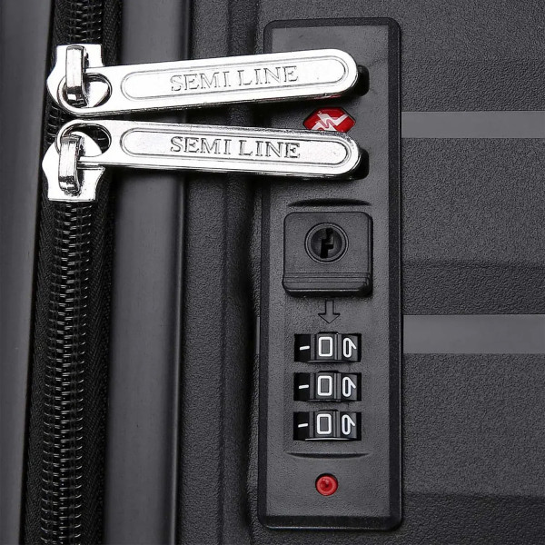 Фото - Валіза Semi Line L Black (T5794-3)