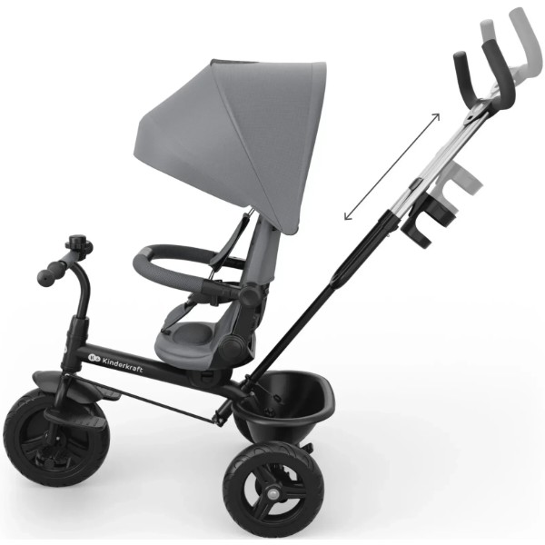 Фото - Триколісний велосипед Kinderkraft Aston 2 Plus Navy (KRASTO02NAVPL00)