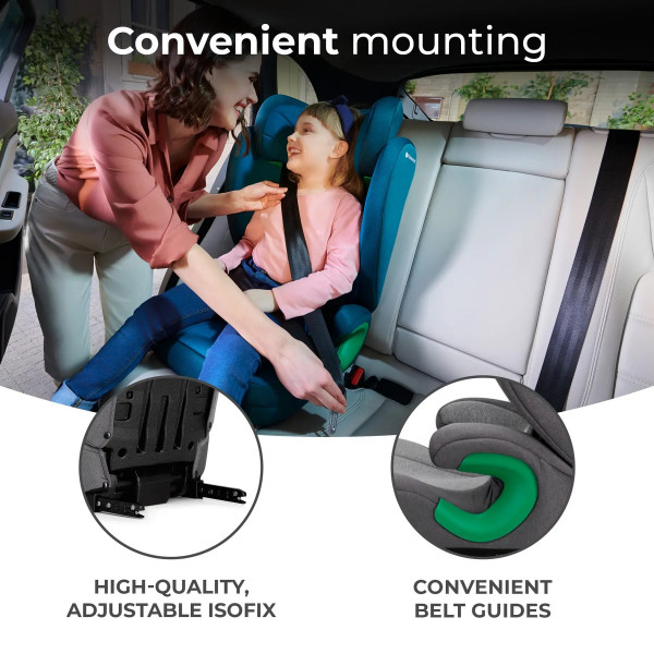 Фото - Автокресло Kinderkraft Junior Fix 2 i-Size Rocket Grey (KCJUFI20GRY0000)