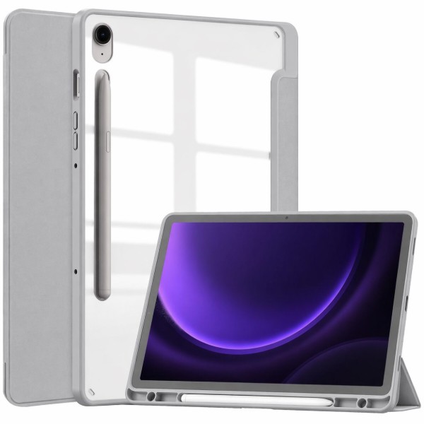 Фото - Чохол для планшета BeCover Soft Edge з кріпленням для стілусу for Samsung Galaxy Tab S10 FE (SM-X520/SM-X526) 10.9" Gray (715770)