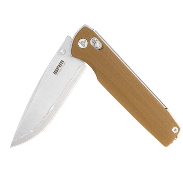 Фото - Ніж туристичний SRM Terrier 258L-GW2 Brown