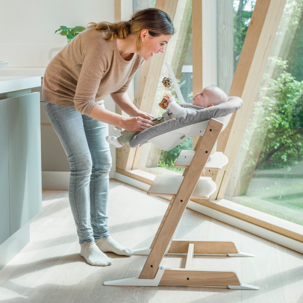 Фото - Стульчик для кормления классический Stokke кресло Tripp Trapp Newborn Grey