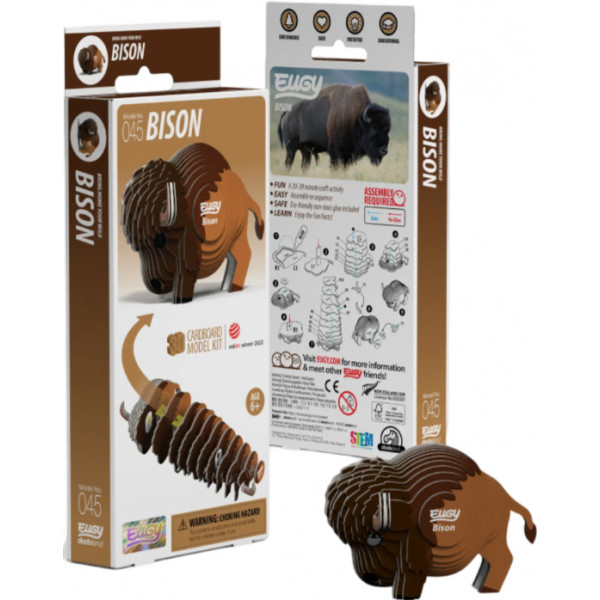 Фото - 3D пазлы EUGY Зоопарк: Бизон (XEG-045)