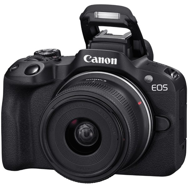Фото - Фотокамера бездзеркальна Canon EOS R50+RF-S 18-45 IS STM+RF-S 55-210 IS STM Black (5811C034)