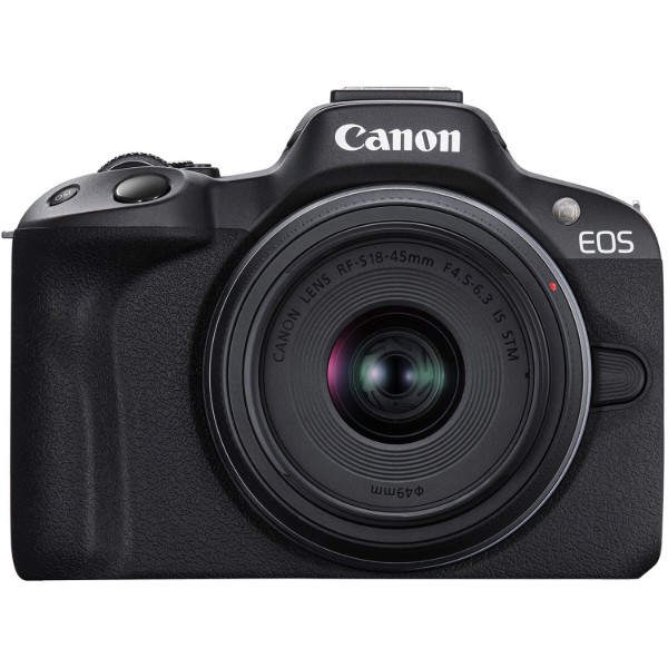 Фото - Фотокамера бездзеркальна Canon EOS R50+RF-S 18-45 IS STM+RF-S 55-210 IS STM Black (5811C034)