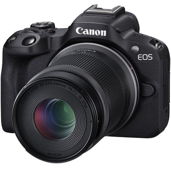 Фото - Фотокамера бездзеркальна Canon EOS R50+RF-S 18-45 IS STM+RF-S 55-210 IS STM Black (5811C034)