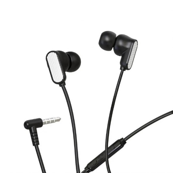 Фото - Навушники вкладиші дротові XO 3.5 mm in-ear 1.2 m (EP36)