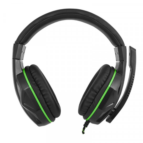Фото - Гарнітура дротова ігрова Gemix N2 LED Black-Green (04300105)
