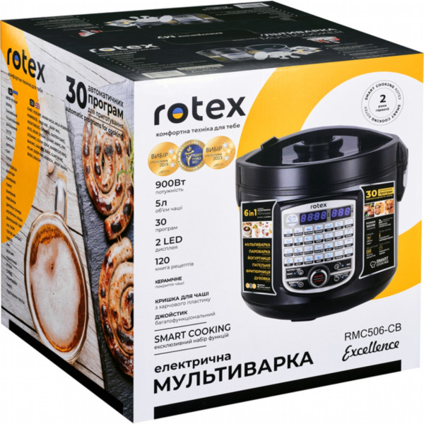 Фото - Уцінка - Мультиварка Rotex RMC506-CB Excellence